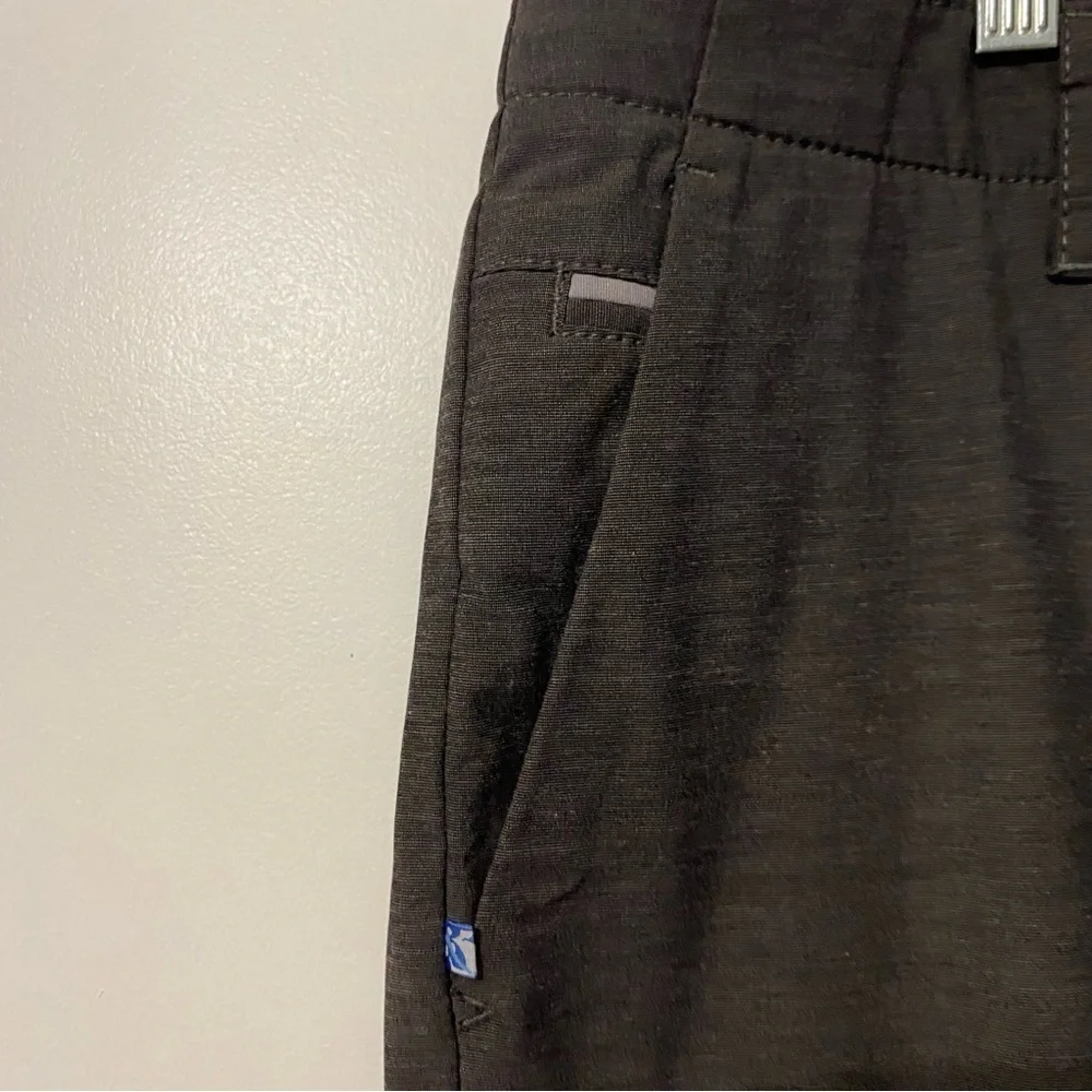 Tommy‎ Bahama Gray Flat Front Dress Pants 36x32